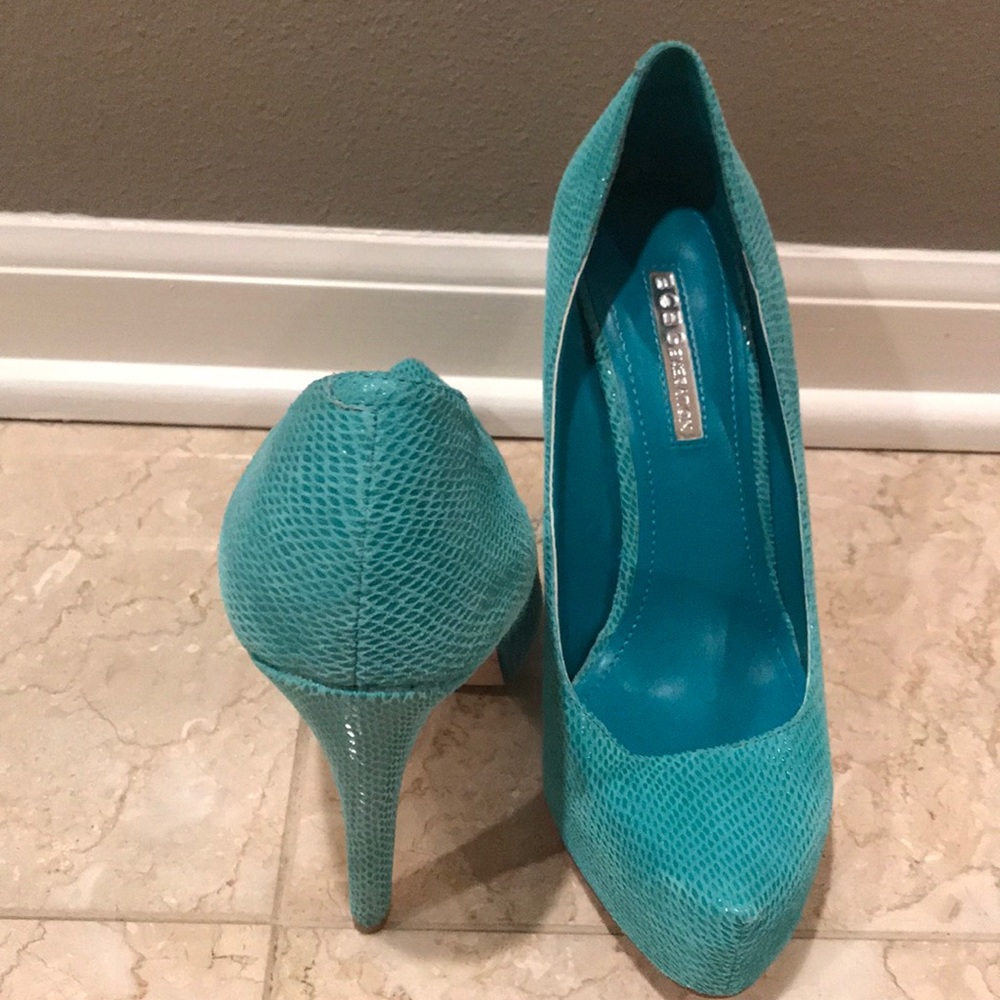 Snake skin heels